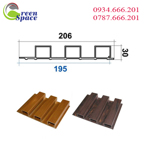 Ốp tường wpvc 3 sóng cao