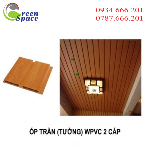 Ốp tường wpvc 2 cấp