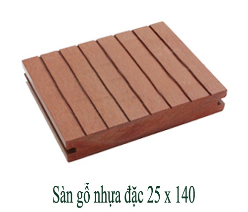 Sàn gỗ nhựa đặc 25x140