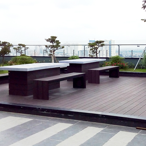 Sàn gỗ nhựa ngoài trời