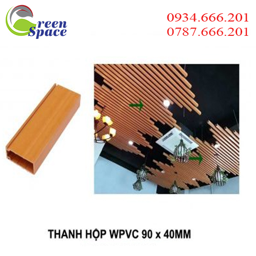 Thanh lam thả trần wpvc 40x90 mm